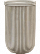 Kvetináč Vertical Rib Cylinder béžový 30x47 cm