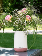 Lechuza Yula Flower all inclusive set biela/ružová 14x14x21 cm