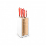 Késtartó blokk késekkel Wüsthof CLASSIC Color 7 darabos - Coral Peach
