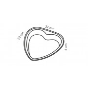 Tescoma forma srdcová DELICIA 23x22 cm