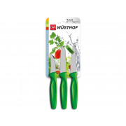 Sada nožov na zeleninu zelených Wüsthof, 3 ks 9332g
