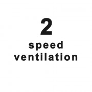 2 rýchlostný ventilátor