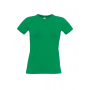 Dámske tričko B&C - zelené