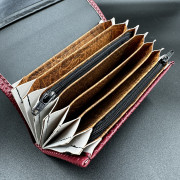 Čašnícka peňaženka - Červená - EKO koža ( koženka )