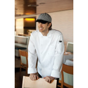 ChefWorks JLLS szakácskabát - fekete, fehér