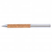 Kovové a korkové guľôčkové pero
