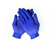 Nitrilové jednorázové rukavice nepúdrované - modré