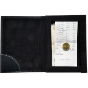 Krabička na účtenky, peniaze a mince 14x20 cm, čierna   