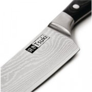 Tsuki nôž z damaškovej ocele 12,5 cm - Santoku