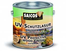 Exteriérová olejová lazúra Saicos UV-Schutzlasur, 0,75 l