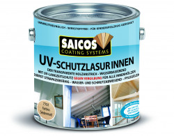 Interiérová olejová lazúra Saicos UV-Innenlasur, 2,5 l