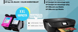 Novinka HP 651 XXL BLACK + COLOR kompatibilné