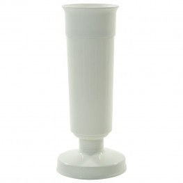 Váza zaťaž. 30cm biela [6]