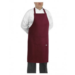 Kuchařská zástěra EGOchef BIG BOY ke krku - bordó - velikost od 5XL - 7XL