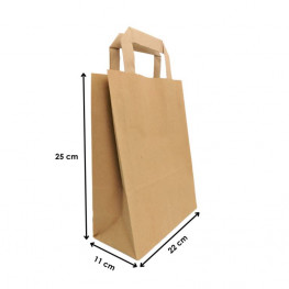Papierové EKO tašky 25*22cm 25ks