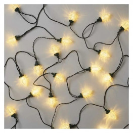 EMOS Vianočná sveteľná reťaz Šišky, 50 LED, teplá biela