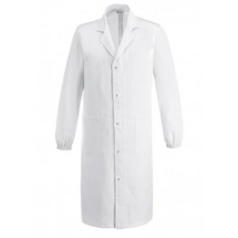 Pánsky zdravotnícky plášť s gumičkou EGOchef Arnold - biely