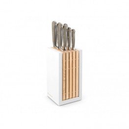 Késtartó blokk késekkel Wüsthof CLASSIC Color 7 darabos -Velvet Oyster