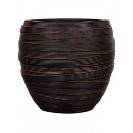 Capi Nature Vase elegant III loop i brown 15x15 cm