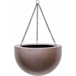 Gradient Hanging bowl matt coffee 38x24 cm