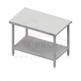 Neutrálný výdajný stôl s policou - 500x710x880mm
