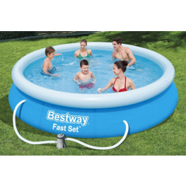Bestway Nafukovací bazén, s filtrom a pumpou, 3,66 x 0,76 m