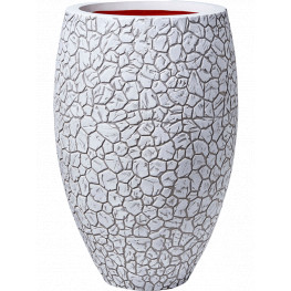 Kvetináč Capi Nature Clay Vase elegant deluxe biely béžový 45x72  cm