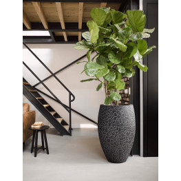 Kvetináč Capi Nature Clay Vase elegant deluxe antracitový 50x72  cm
