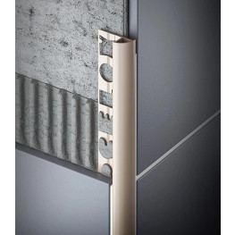 CELOX Ukončovací profil oblý uzavretý s nosom, 12,5mm, PVC, biely, 2,5m
