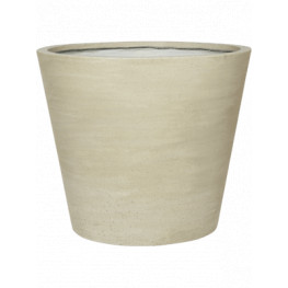Kvetináč Cement Bucket L beige washed béžový 58x50 cm