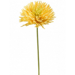 Umelý kvet chrysantema žltá 58 cm