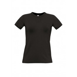 Damen-T-Shirt B&C  - schwarz