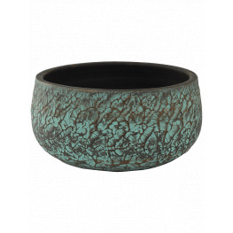 Indoor Pottery Pot Bowl Evi Antiq bronze 28x13 cm