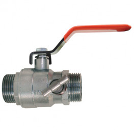 ADVANCE 29304 Guľový ventil na vodu s odvodnením M/M 3/4", DN 20, PN 32, hliníková páka