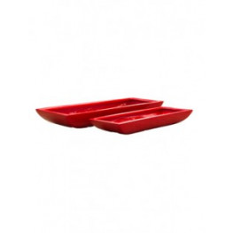 Fiberstone Mini glossy red pandora 50x19x9 cm - mensia