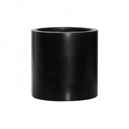 Kvetináč Fiberstone glossy black PUK čierny lesklý (malý) 15x15 cm
