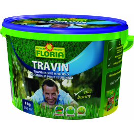 TRAVIN Trávnikové hnojivo s účinkom proti burinám 3v1 8 kg