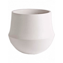 D&M Indoor pot fusion white 32x31 cm