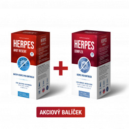 AKCIA: HERPES AKUT RESCUE + HERPES COMPLEX