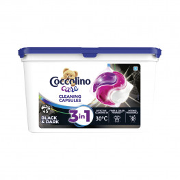 Coccolino Care trio gélové kapsuly na pranie čierne 45 praní