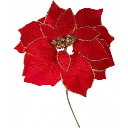 MagicHome Vianoce Kvet Poinssetia červená