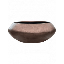 Metalic Silver leaf Bowl Ufo Matt Coffee 55x22 cm