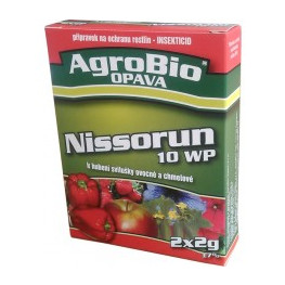 Agrobio Nissorun 10 WP insekticídny prípravok balenie 2x2 g
