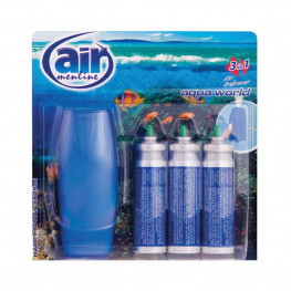 Air menline happy osviežovač vzduchu s rozprašovačom Aqua world 3x15 ml
