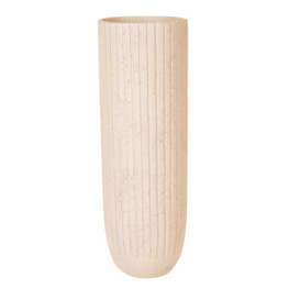 Polystone Lourdee Cylinder Natural 31x70 cm