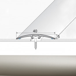 EFFECTOR Prechodová lišta A64 Inox 270 cm