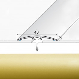 EFFECTOR Prechodová lišta A64 Zlatá 93 cm