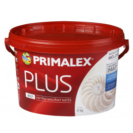 PRIMALEX Plus Farba na stenu 4 kg biela
