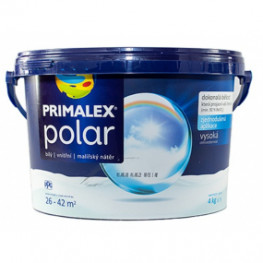 PRIMALEX Polar Farba na stenu 4 kg biela