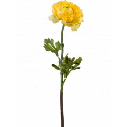 Umelý kvet Ranunculus žltý 53 cm